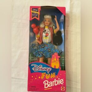 Barbie Disney Fun 1996 Mattel 4th Edition New in Box Sealed Rare Vintage